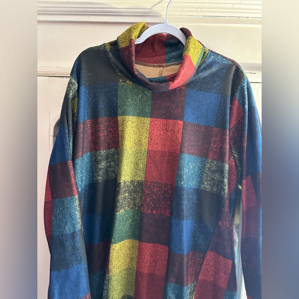 Plaid flannel top